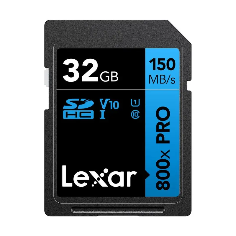 Lexar High-Performance 800xPRO SDHC/SDXC UHS-I Card BLUE Series - 32gb