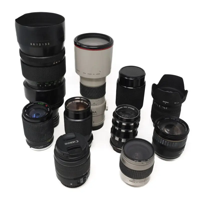 Selection of Classic 35mm Film SLR lenses in need of cleaning/repair (SH43407)