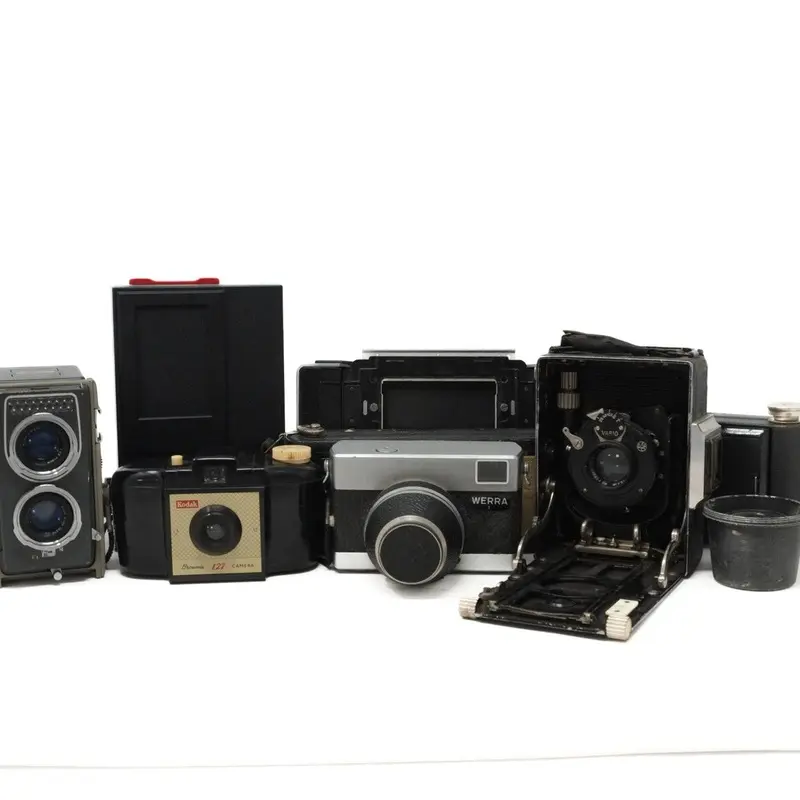 Selection of Vintage film cameras. Not Tested (SH43400)