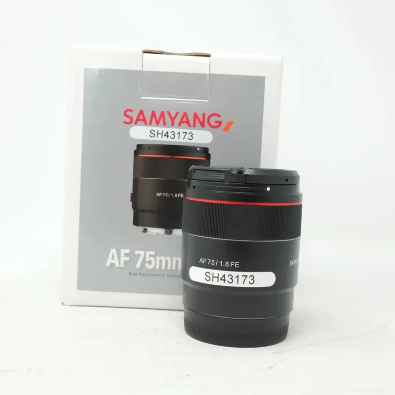 Used Samyang AF 75mm f/1.8 - Sony FE - Boxed (SH43173)