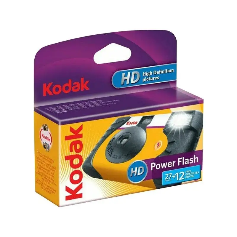 Kodak Power Flash HD Single Use Camera 39 Exp