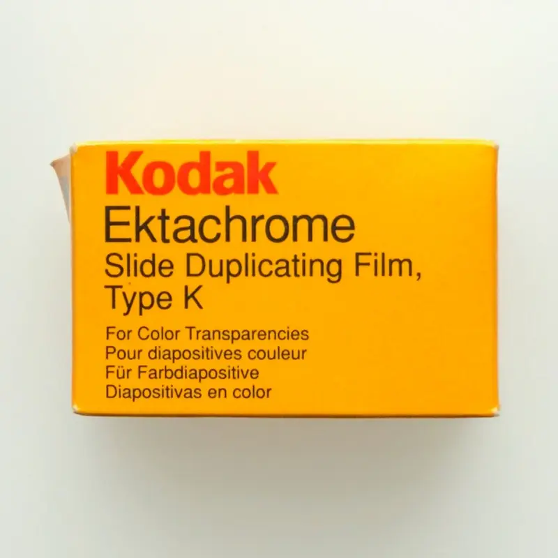 Kodak Ektachrome Slide Duplicating Film, Type K (EXPIRED 5/1993)