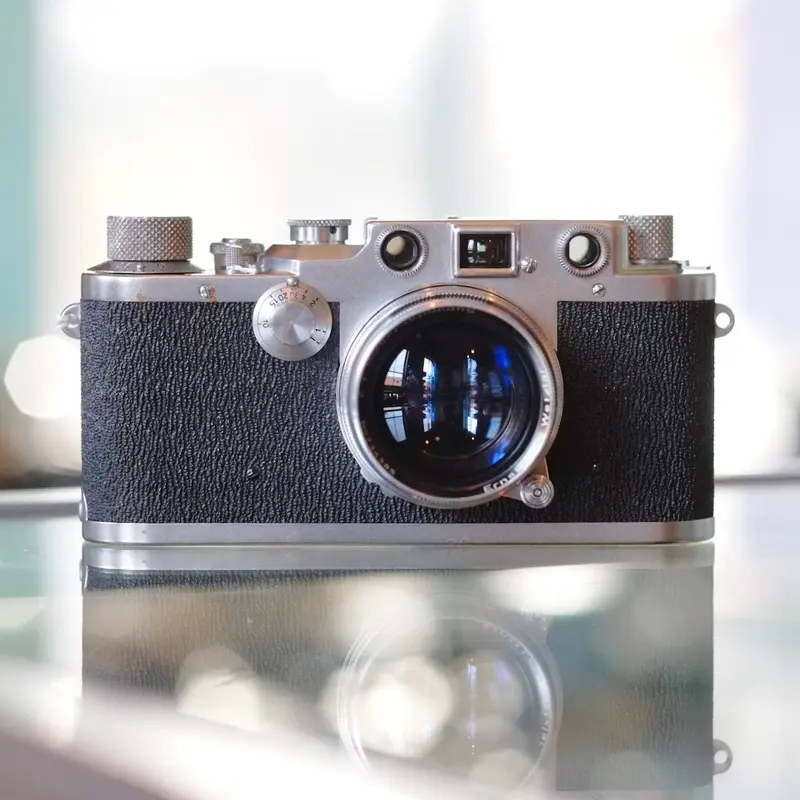 Leica IIIc with 5cm f2 Summitar