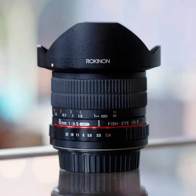 Rokinon 8mm f3.5 CS II Fisheye for Canon EF