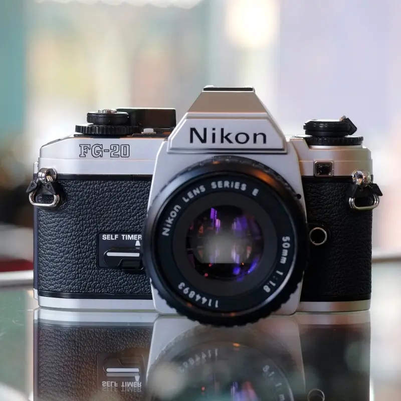 Nikon FG-20 with Nikon Series E 50mm f1.8