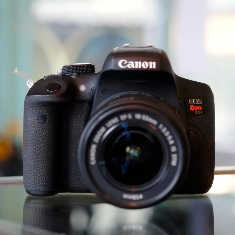 Canon EOS Rebel T6i with 18-55mm f3.5-5.6 STM