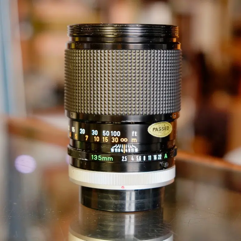 Canon FD 135mm f2.5 S.C.