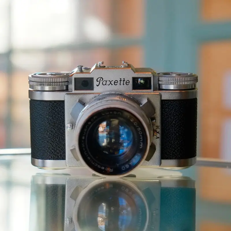 Braun Paxette with 50mm f2 Roeschlein-Kreuznach Luxon