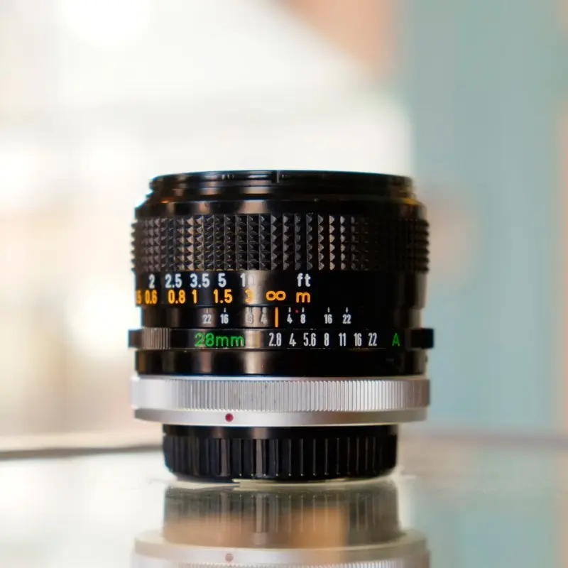 Canon FD 28mm f2.8 S.C.