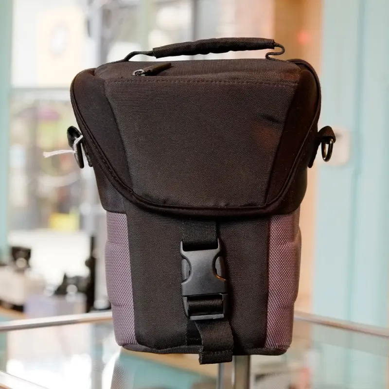 Camera bag from a brand called "Gnarlyfish" for some reason.
