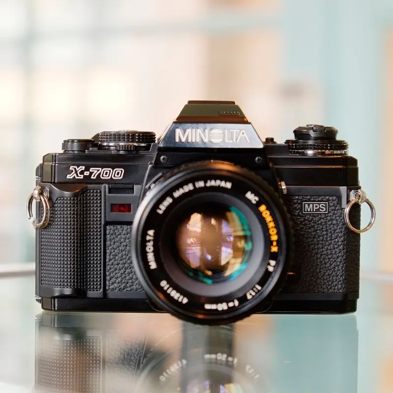 Minolta X-700 with 50mm f1.7 Rokkor-X PF