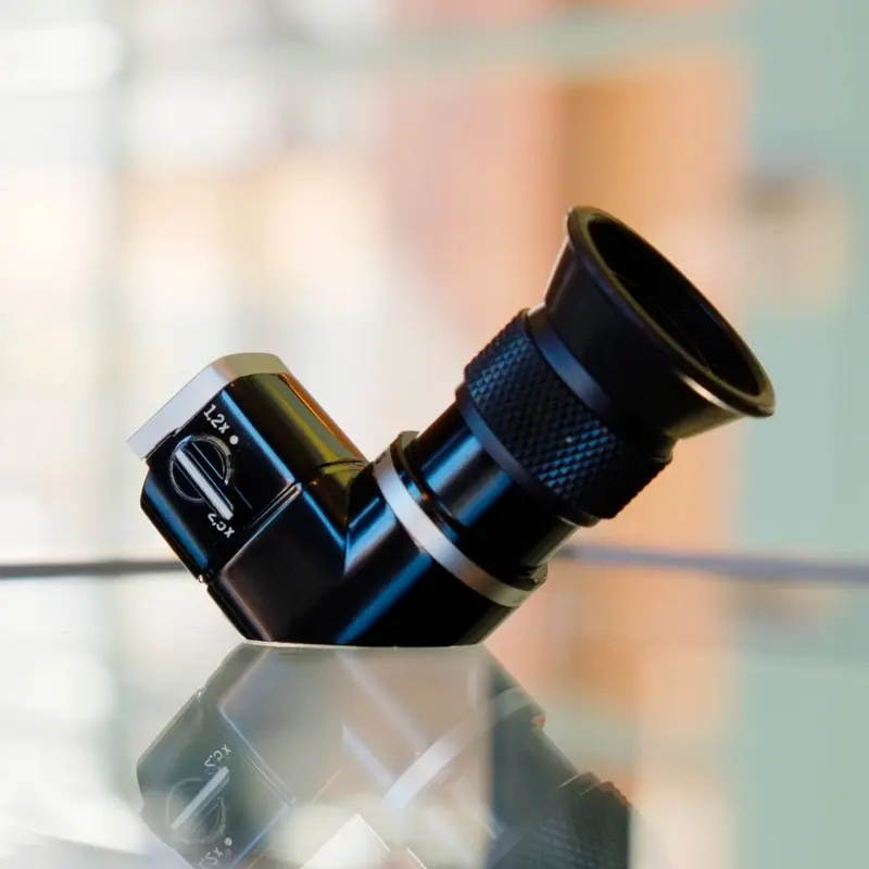 Olympus OM right-angle magnifying viewfinder