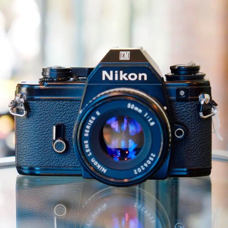 Nikon EM with Nikon Series E 50mm f/1.8