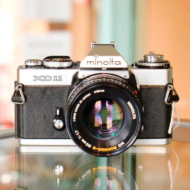 Minolta XD-11 with Minolta 50mm f1.7 MD Rokkor-X