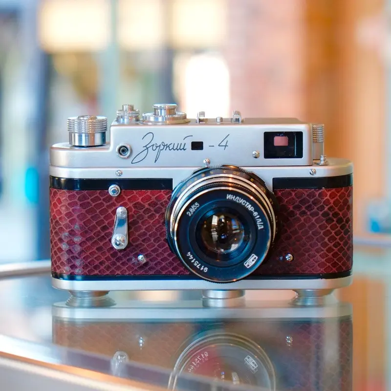 Zorki-4 with 55mm f2.8 Industar-61