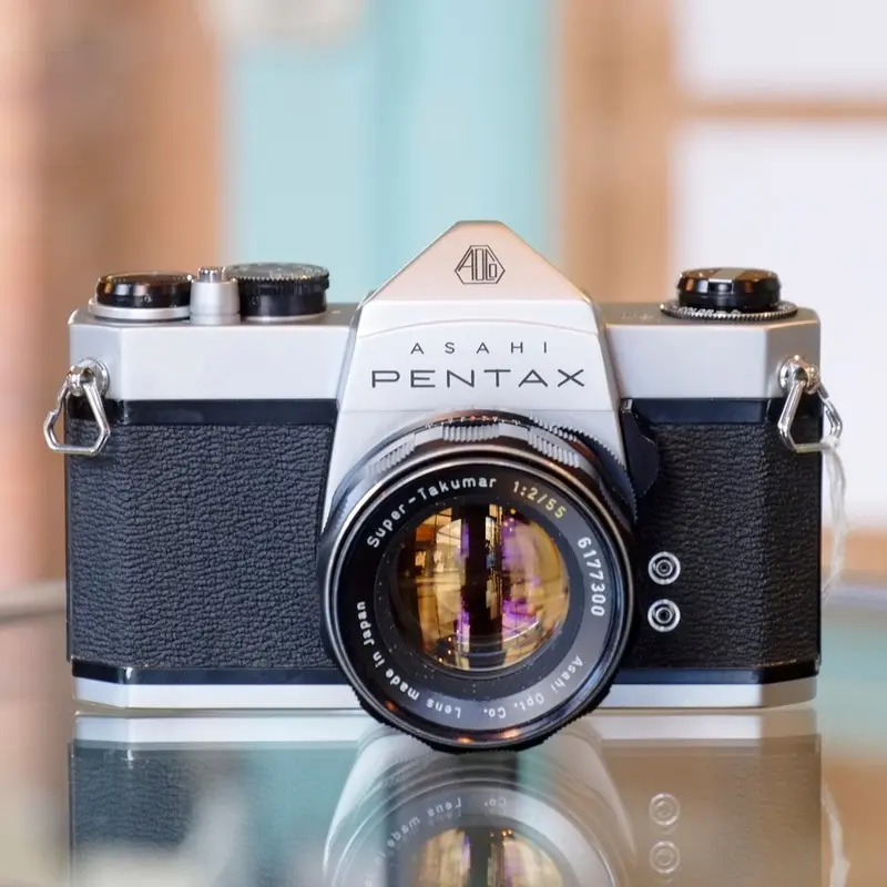 Pentax Spotmatic SP500 with 55mm f2 Super-Takumar