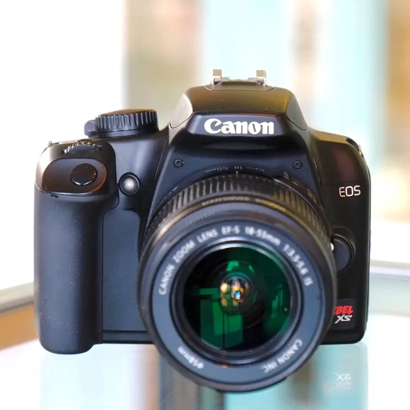 Canon EOS Rebel XS with 18-55mm f3.5-5.6 IS