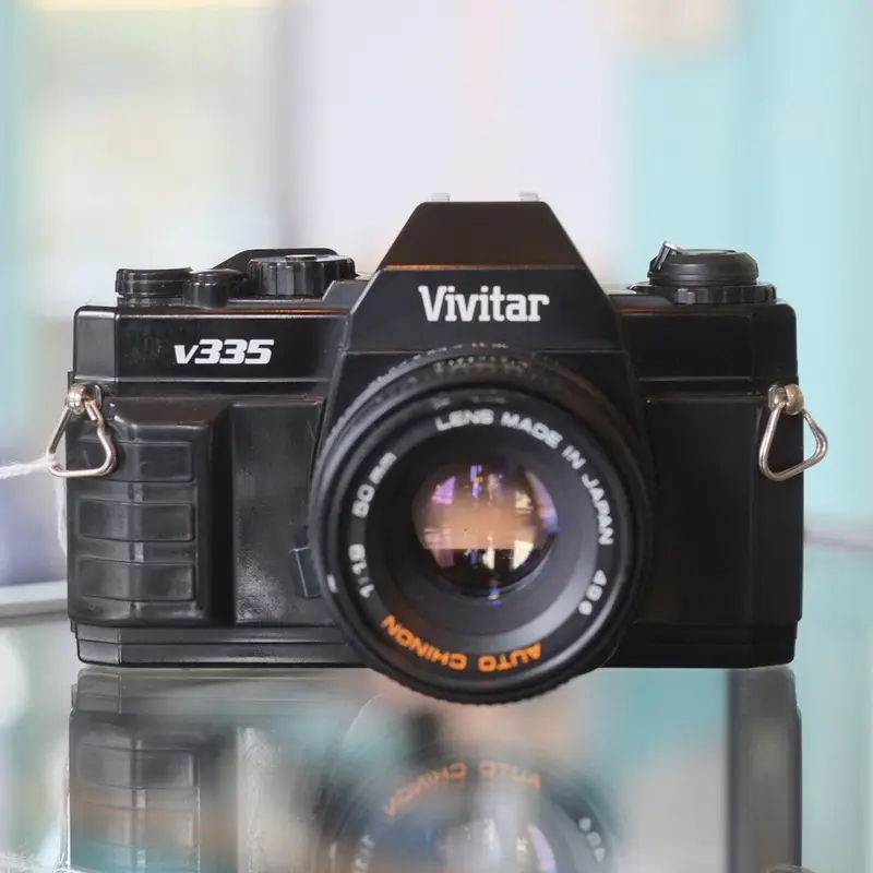 Vivitar V335 with Auto Chinon 50mm f1.9