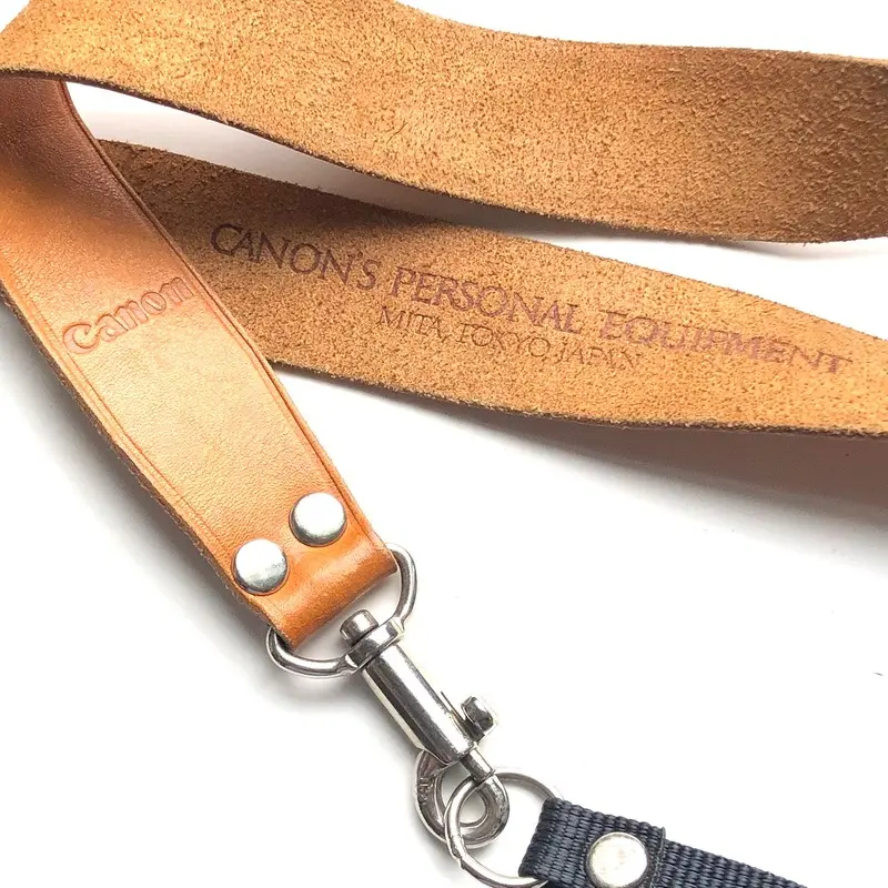 "Canon's Personal Equipment" leather strap
