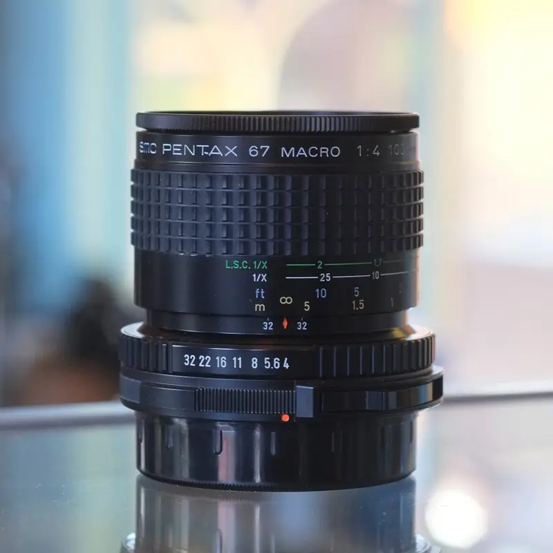 SMC Pentax 67 Macro 100mm f4 with Life-Size Converter
