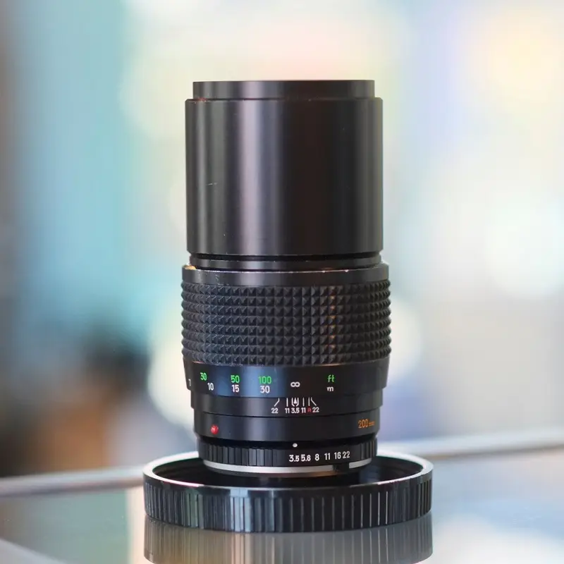 Minolta MD 200mm f3.5 Tele Rokkor-X MC