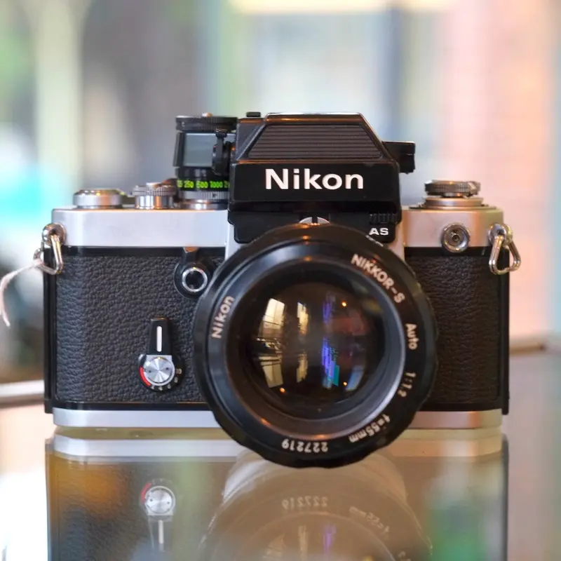 Nikon F2AS with 55mm f1.2 Nikkor-S Auto
