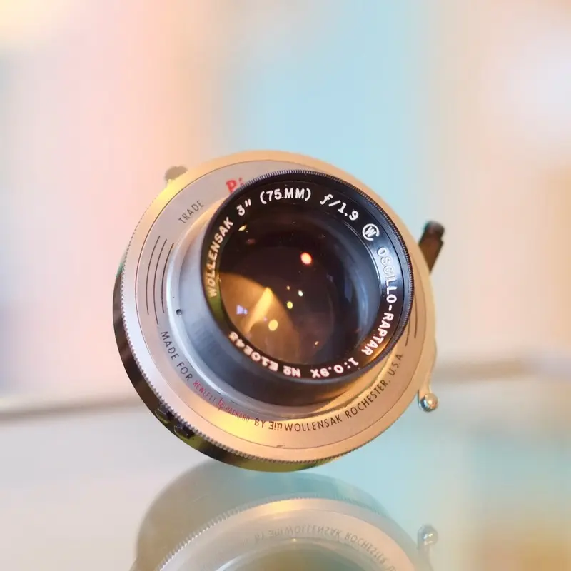 Wollensak 75mm f1.9 Oscillo-Raptar