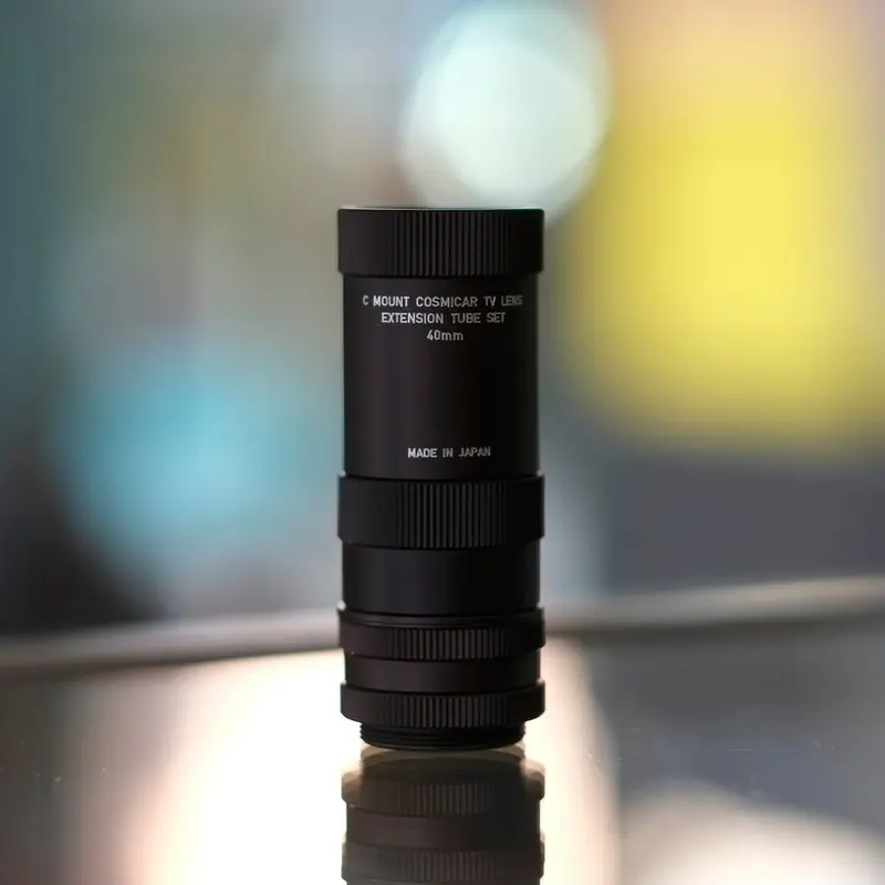 Cosmicar C Mount Extension Tube Set