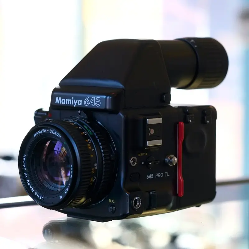 Mamiya 645 Pro TL with Mamiya-Sekor C 80mm f2.8N