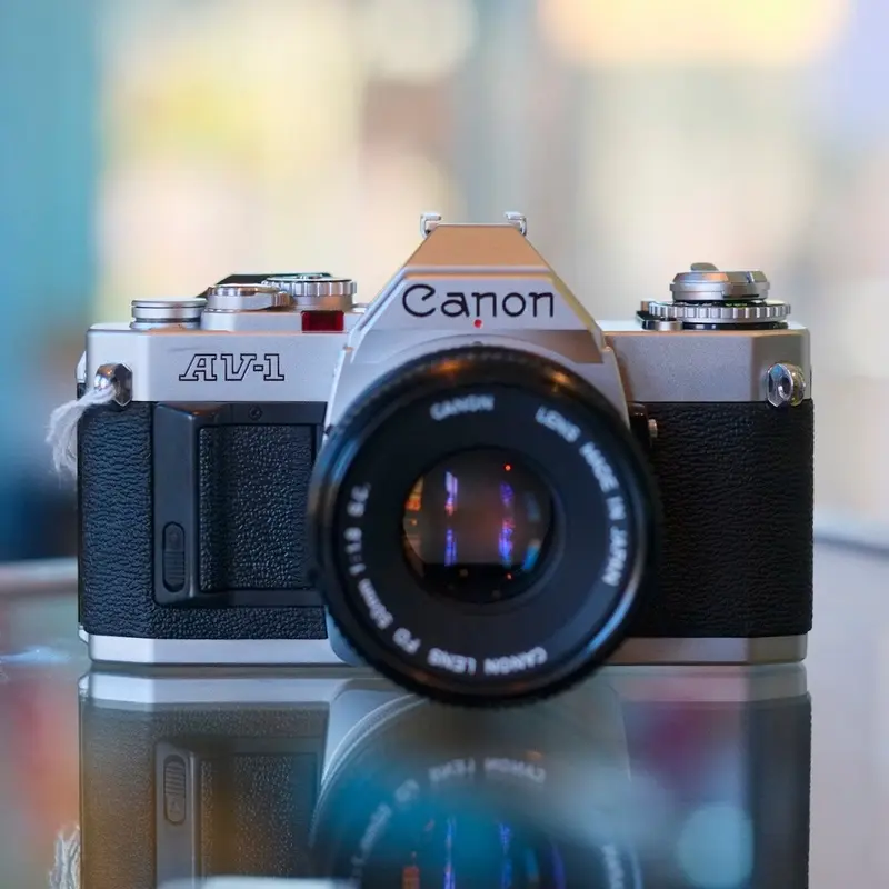 Canon AV-1 with 50mm f1.8 S.C.