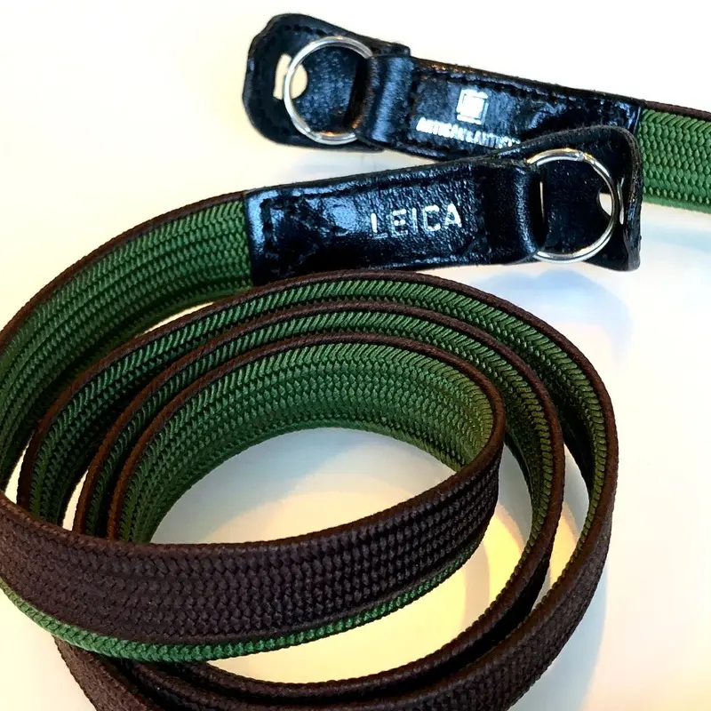 Leica 14884 Artisan & Artist Green Silk strap