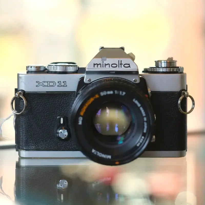 Minolta XD-11 with Minolta 50mm f1.7 Rokkor-X