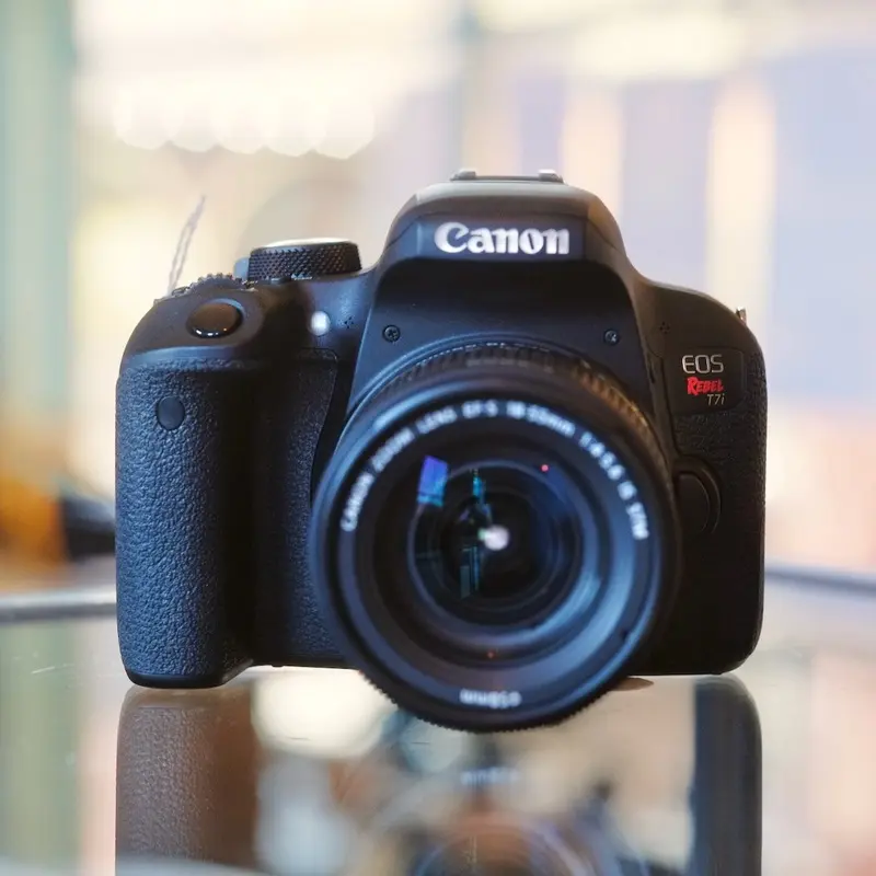 Canon EOS Rebel T7i with 18-55mm f4-5.6 STM