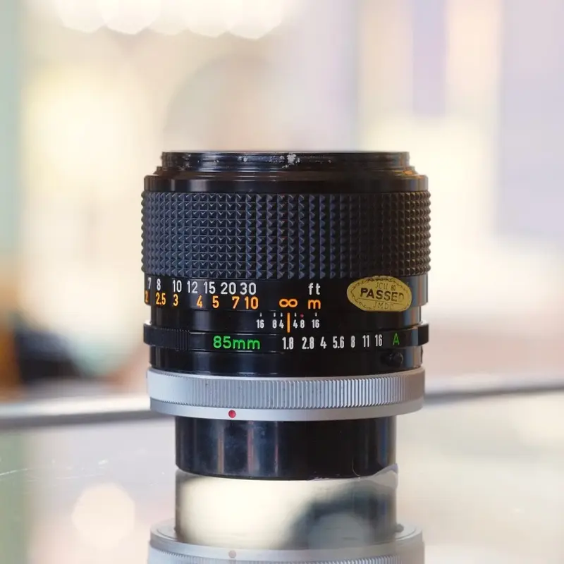 Canon FD 85 f1.8 S.S.C.
