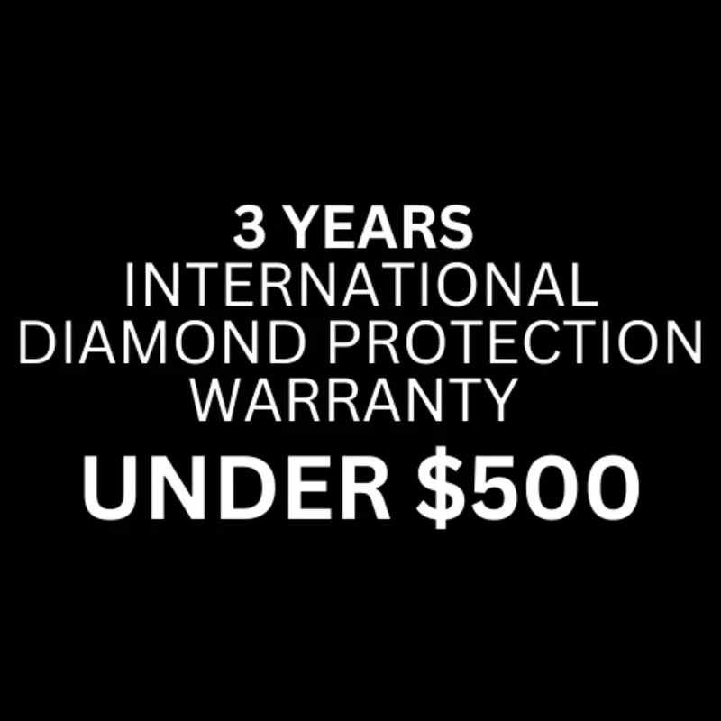 1804 3 Years International Diamond Protection Warranty, Under $500