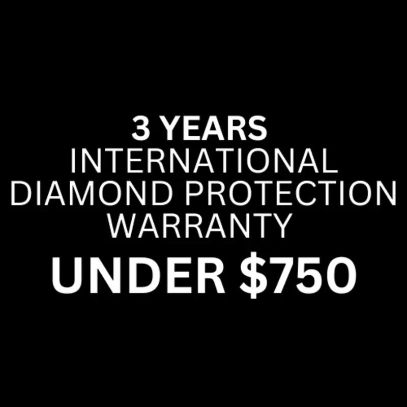 1806 3 Years International Diamond Protection Warranty, Under $750