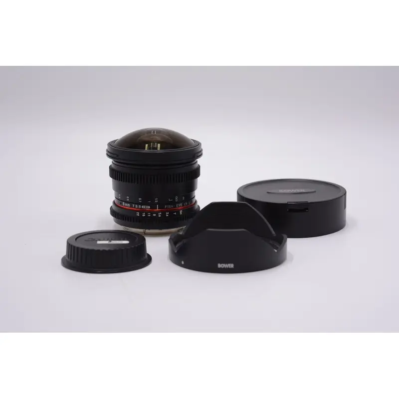 Bower 8FECS/NA 8mm FishEye CS II F/Canon, Used