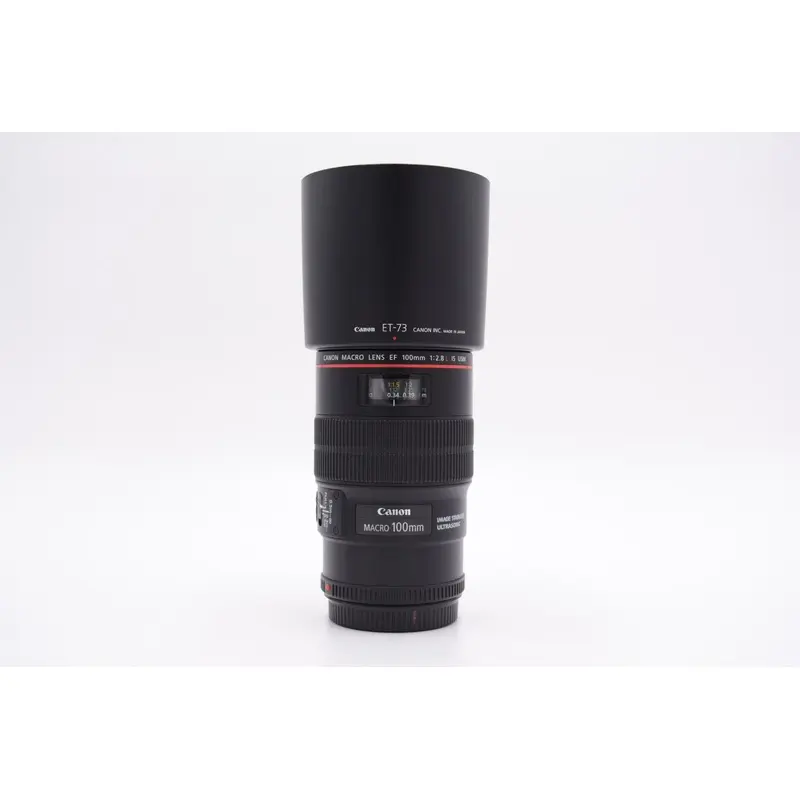 Canon EF100LIS/2.8/00418 EF 100mm f/2.8 L Macro IS USM Lens, Used