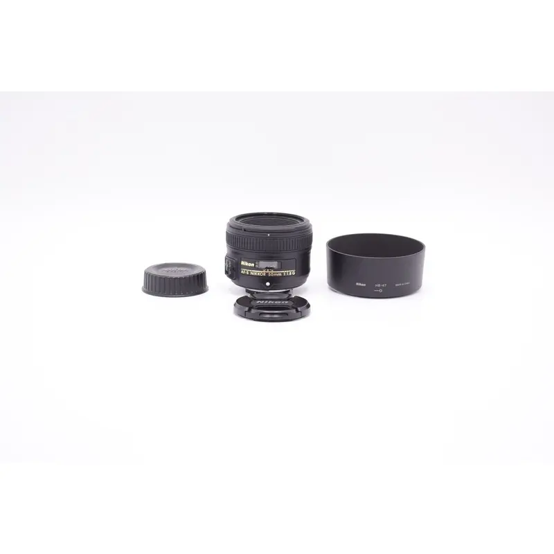 Nikon AFS50G/F1.8/63959 AF-S NIKKOR 50mm F1.8 F-Mount Lens, Used