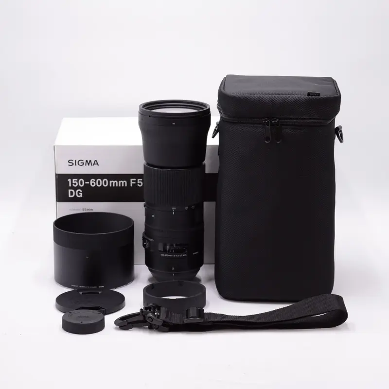 Sigma 150600DG/N/27030 150-600mm f/5-6.3 DG Contemporary Nikon F-mount Lens, Used