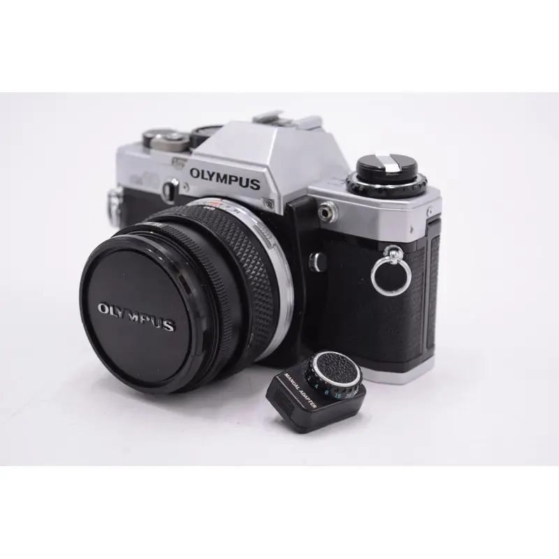 Olympus OM10/50/F1.8/62878 OM10 35mm Film SLR Camera W/Zuiko MC 50mm f1.8 Lens, Used