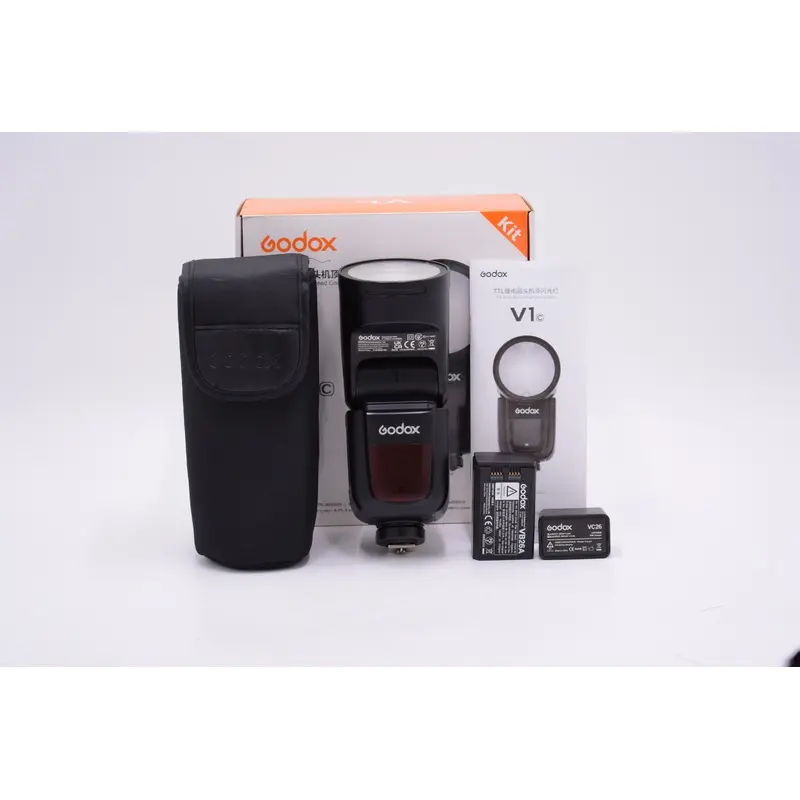 Godox V1C-67822 V1 TTL Speedlight Flash for Canon Cameras, Used