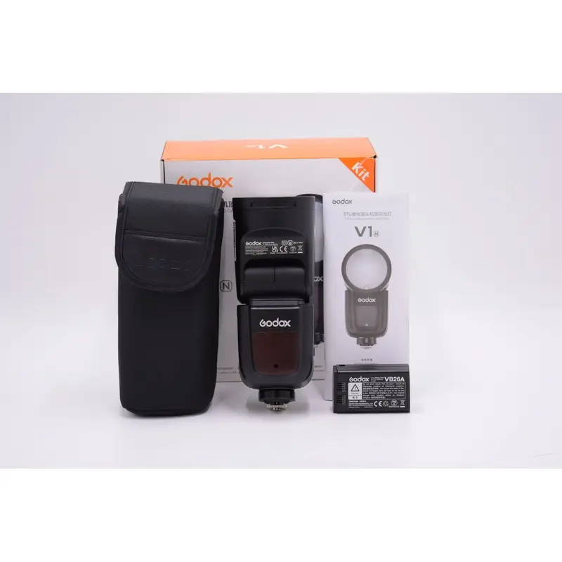 Godox V1N-49633 V1 TTL Speedlight Flash for Nikon Cameras, Used