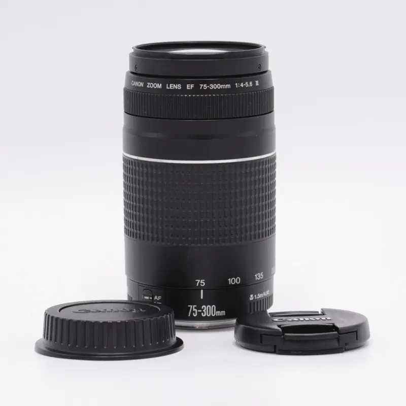 Canon EF75300III-15425 Canon EF 75-300mm F4-5.6 III Lens, Used