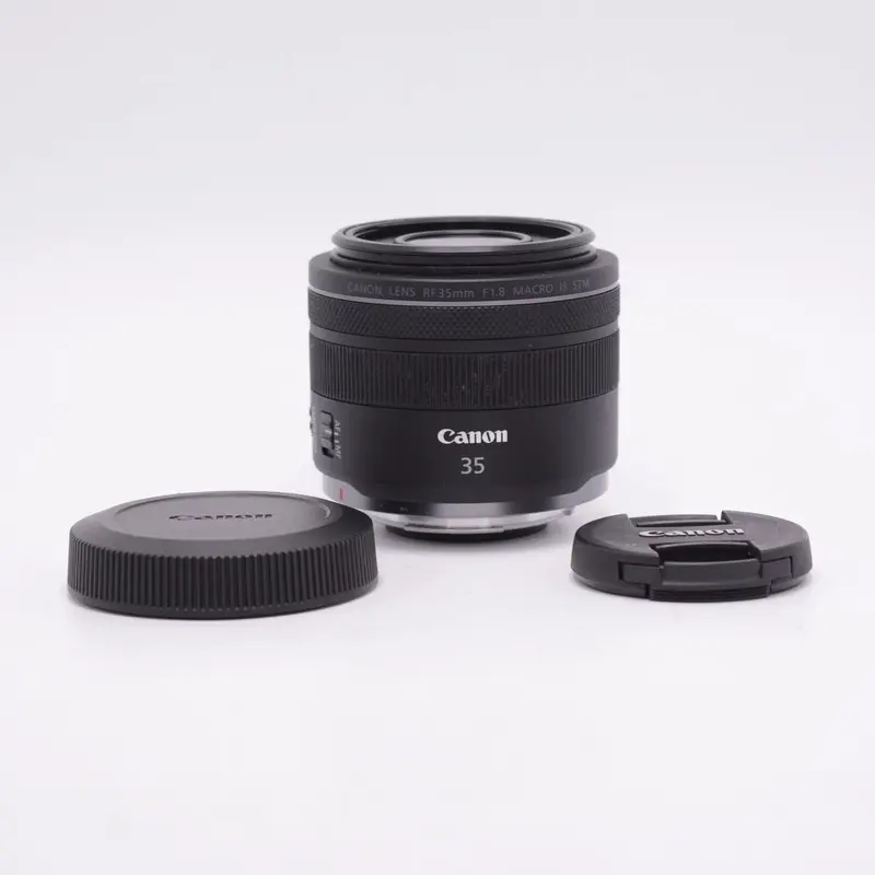Canon RF35f18-03387 RF 35mm F1.8 Macro IS STM Lens, Used
