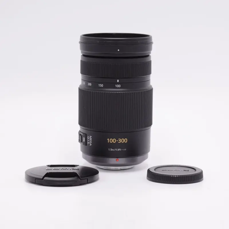 Lumix 100300G-01533 Lumix 100-300mm F4-5.6 G Vario MEGA O.I.S. Lens, Used
