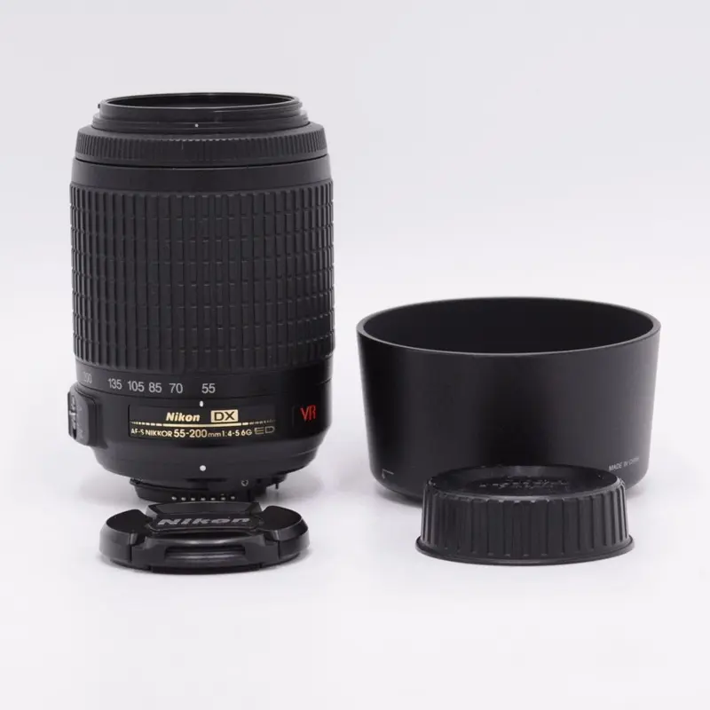 Nikon AFS55200VR-96200 Nikon DX AF-S 55-200mm f/4-5.6G VR Lens, Used