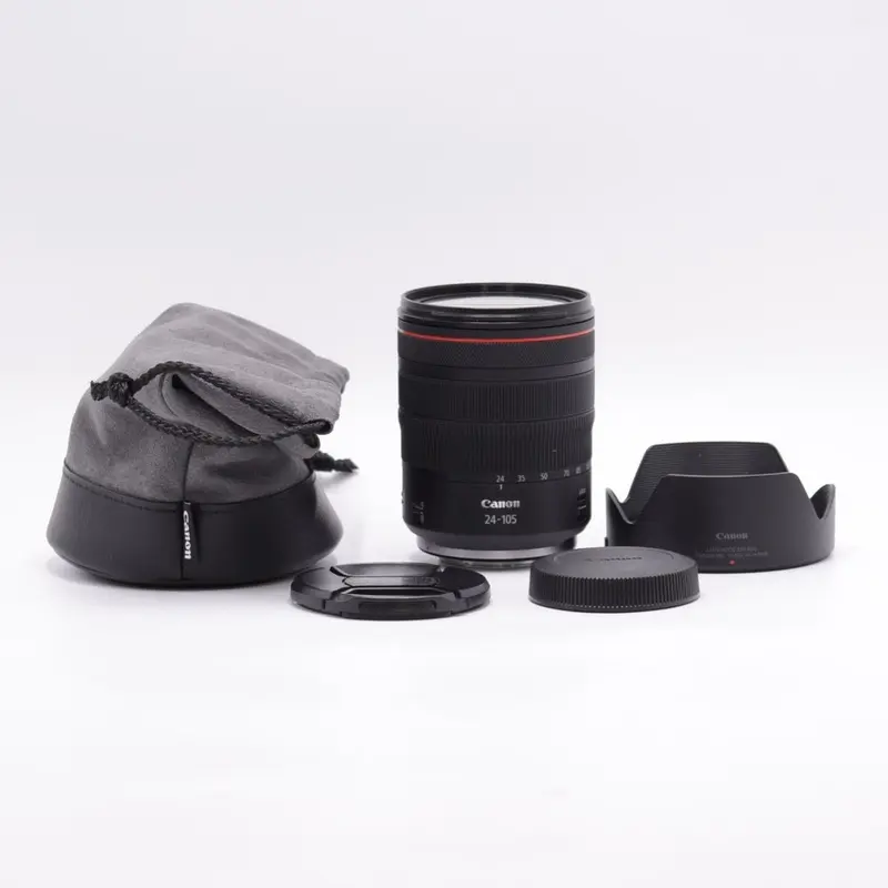 Canon RF24105F4-09396 RF 24-105mm F4 L IS USM Lens, Used