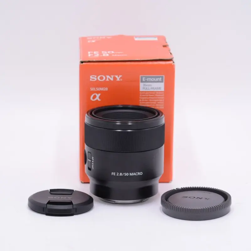 Sony FE50F28-1840240 FE 50mm F2.8 Macro Lens, Used