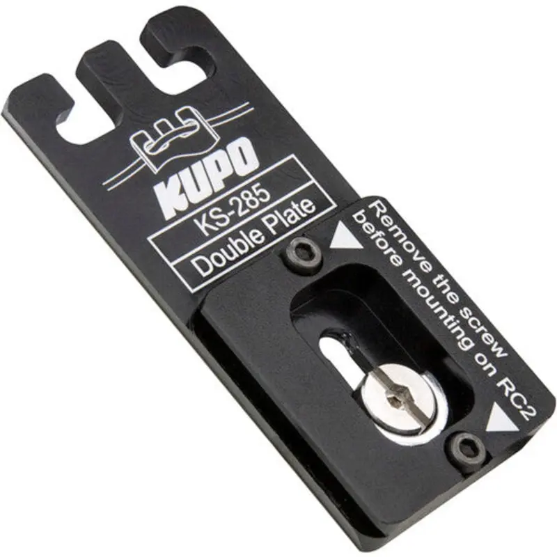 Kupo KG079911 Double Cable Plate for Arca-Swiss And Manfrotto RC2